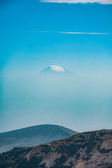 Wall Mural - volcano and clouds