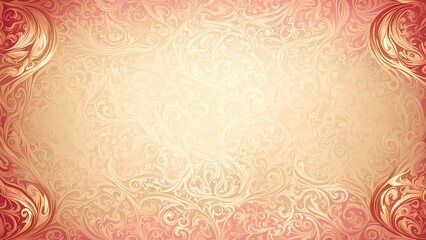 Wall Mural - abstract elegant gold background with ornament