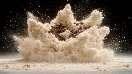 Poster - Dramatic explosion of snow and ice