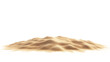 © RM Graphics - Desert sand pile, dune isolated on PNG background