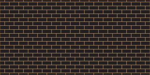 Vector black and grey brick wall background. architecture construction stone block brick wallpaper. seamless building cement concrete wall grunge background.	