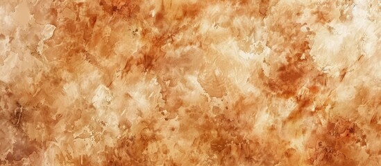 Wall Mural - brown watercolor background texture ideal for graphic design overlays with ample copy space image