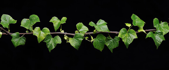 Canvas Print - Green Vine Branch.