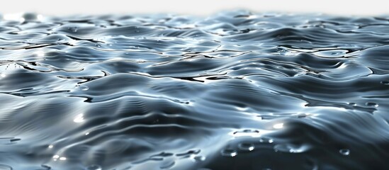 Rippling water creating a textured surface suitable for copy space image