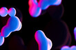 © Westend61 - Abstract three dimensional elements against black background