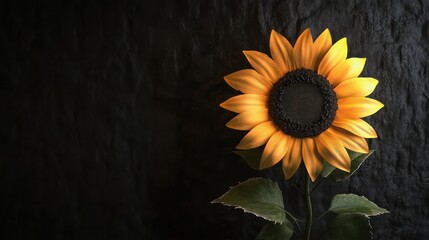 Wall Mural - Bright Yellow Sunflower