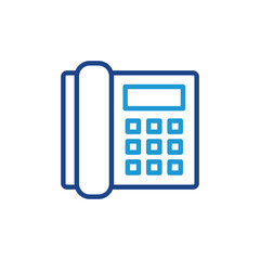 Wall Mural - telephone icon, phone sign vector