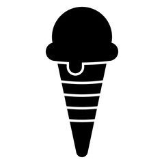 Sticker - cream cone