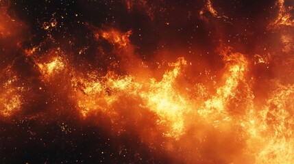 Poster - Fiery Abstract Background