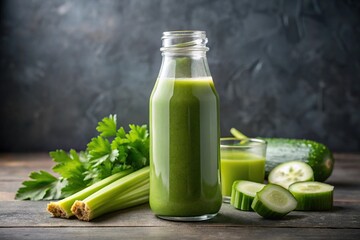 Wall Mural - description: Celery and cucumber juice