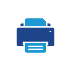 Poster - printer icon, print sign vector