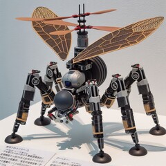 89 Spider Fly Wall Climbing Bot Combines spider like legs with f