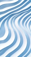 Wall Mural - Abstract Blue and White Wavy Background Design