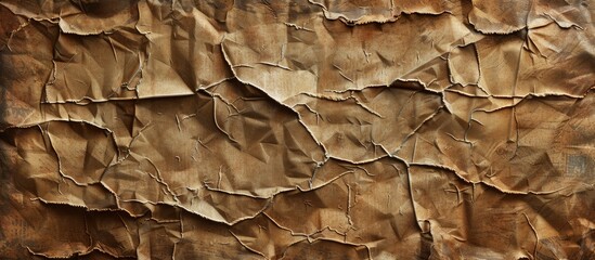 Aufkleber - Antique worn paper texture with creases ideal for displaying advertisements with copy space image