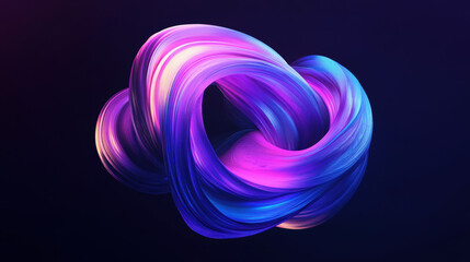 Abstract Swirling Shapes.