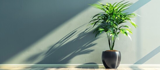 Poster - Stunning potted air purifying plants with copy space image for stylish home decor