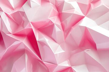 Poster - Pink Geometric Abstract.