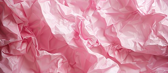 Leinwandbilder - Textured crumpled pink backdrop providing copy space for image design