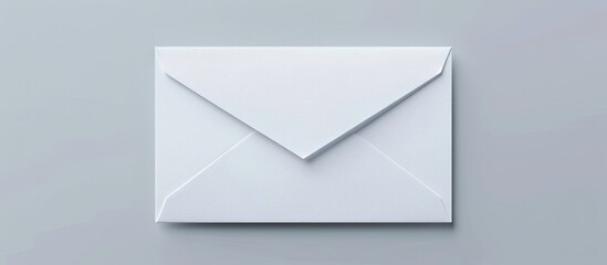 Fototapete - White envelope mock up with empty blank copy space image for your design