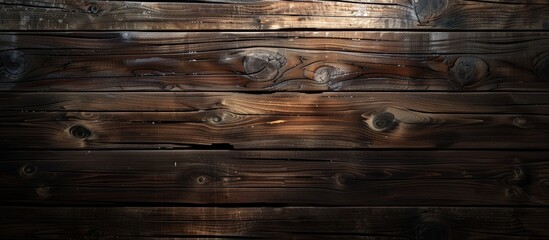 Aufkleber - Dark wood background design with copy space image