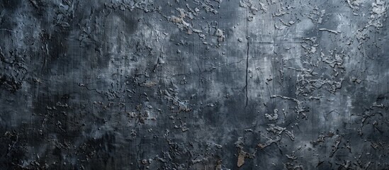 Wall Mural - Background of a concrete wall with a dark grey textured surface suitable for adding images with copy space