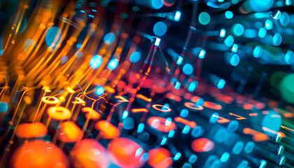 Optical fiber strands, binary code and circuit board, multiple exposure