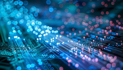 Optical fiber strands, binary code and circuit board, multiple exposure