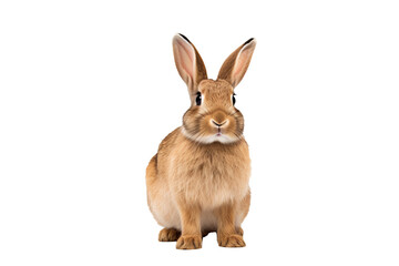 Wall Mural - high-resolution rabbit png isolated on transparent background for creative design projects and anima