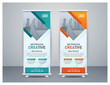 © RupuGraphic - Corporate Roll Up Banner template design. Modern roll up vector layout design. Display.