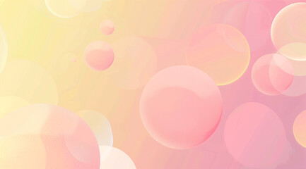 Poster - Pastel pink and light yellow background with gradient