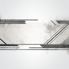 Dusky White grunge stripes abstract banner design. Geometric tech background. Vector illustration