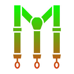 Wall Mural - Suspenders Icon