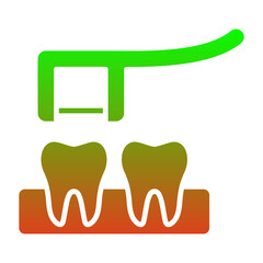 Poster - Dental Floss Icon