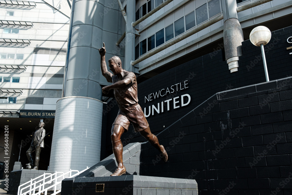Newcastle UK 8th June 2024 St James Park NUFC Alan Shearer Bronze 