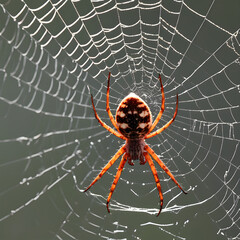 spider on the web