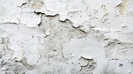 Poster - White cement wall in retro concept Old concrete background for wallpaper or graphic design Blank plaster texture in vintage style Modern house interiors that feel calm and simple : Generative AI