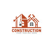 © SHIHAB - Construction home building repair logo design, Vector illustration.