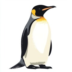 Wall Mural - vector graphic of a penguin