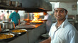 © saurav005 - An indian chef preparing food in the kitchen