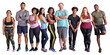 © Rawpixel.com - Happy healthy png people cut out, wearing sportswear, transparent background