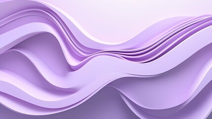 Wall Mural - Abstract Purple Wavy Background, Minimalist Design