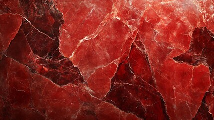 Poster - red marble pattern texture use as background with blank space for design red brown marble texture for luxury concept background abstract marble texture natural patterns for design red  : Generative AI