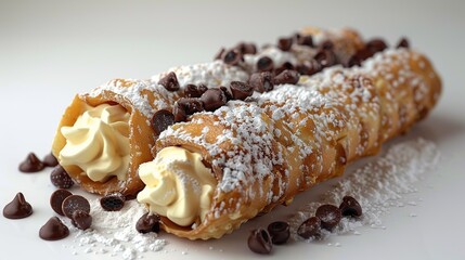 Sticker - Closeup of a Delicious Cannoli