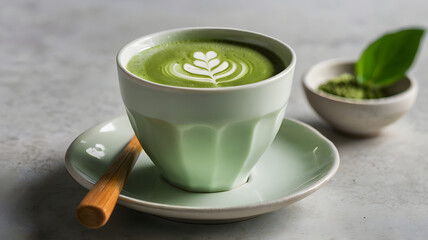 Wall Mural - matcha latte