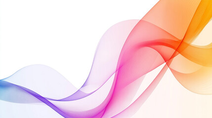 Wall Mural - Abstract colorful background, color wave for design brochure, website, flyer. A vibrant and abstract image featuring a wave of colorful lines