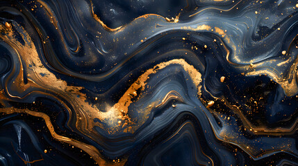 gray Marble white, gold, yellow and red pattern ink acrylic painted waves texture background for wallpaper