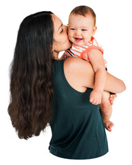 Mother & child png sticker, transparent background