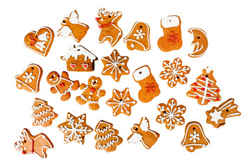 Sticker - Christmas gingerbread png, food element, transparent background