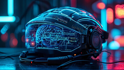 Digital Brain Interface and AI Network Study