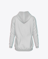 Sweatshirt Hoodie Mockup. 3D Model